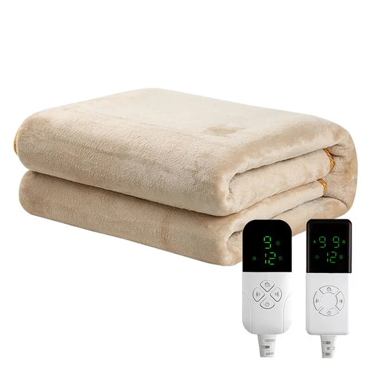 Thermal Soft Sleep Warming Winter Fleece Electric Blanket