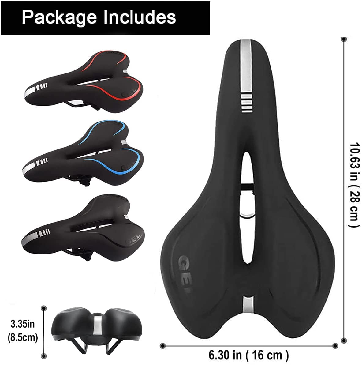 Bicycle Saddle Comfortabel With Soft Gel