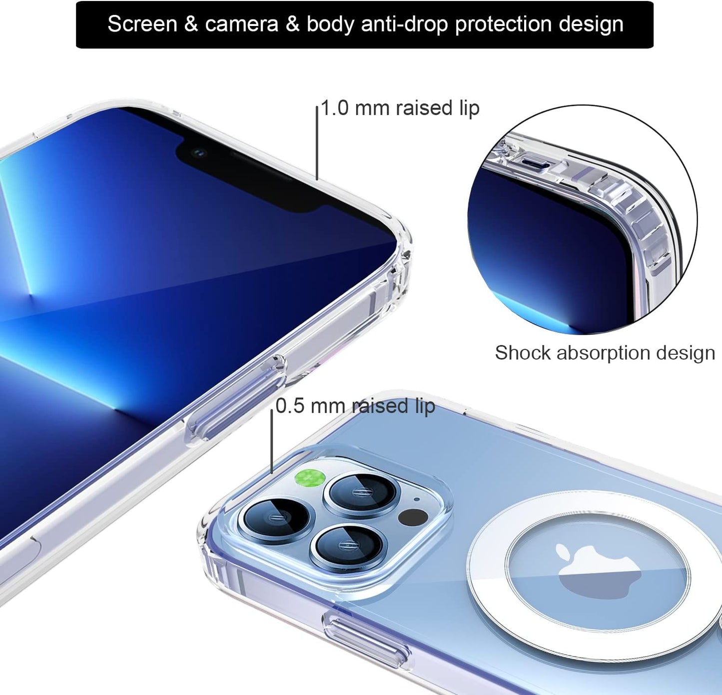 Clear iPhone Magnetic Case with Stand