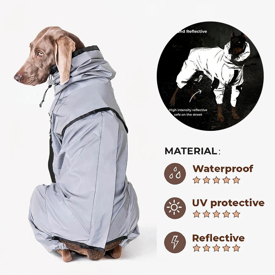 Dog Raincoat Jumpsuit