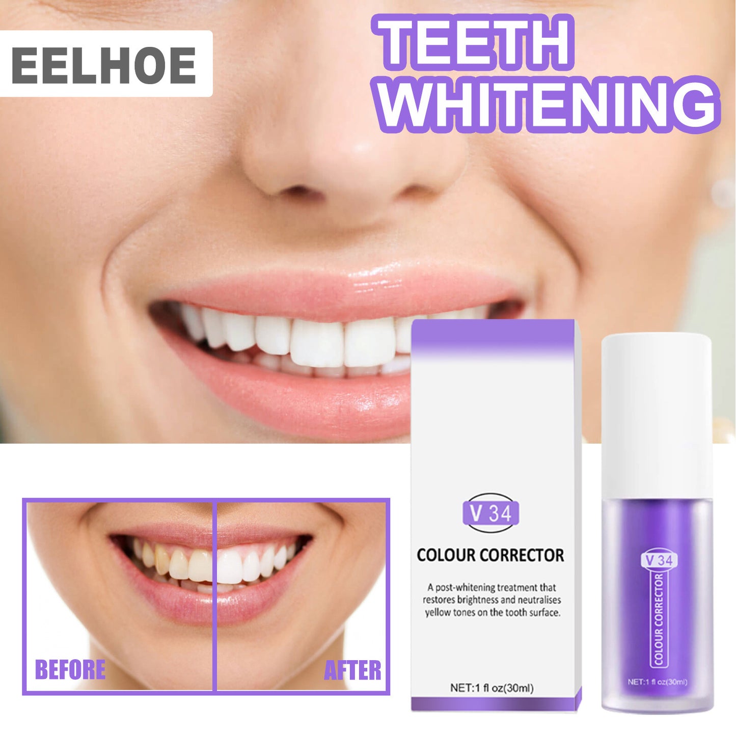 Teeth Whitening /  2x  Toothpaste